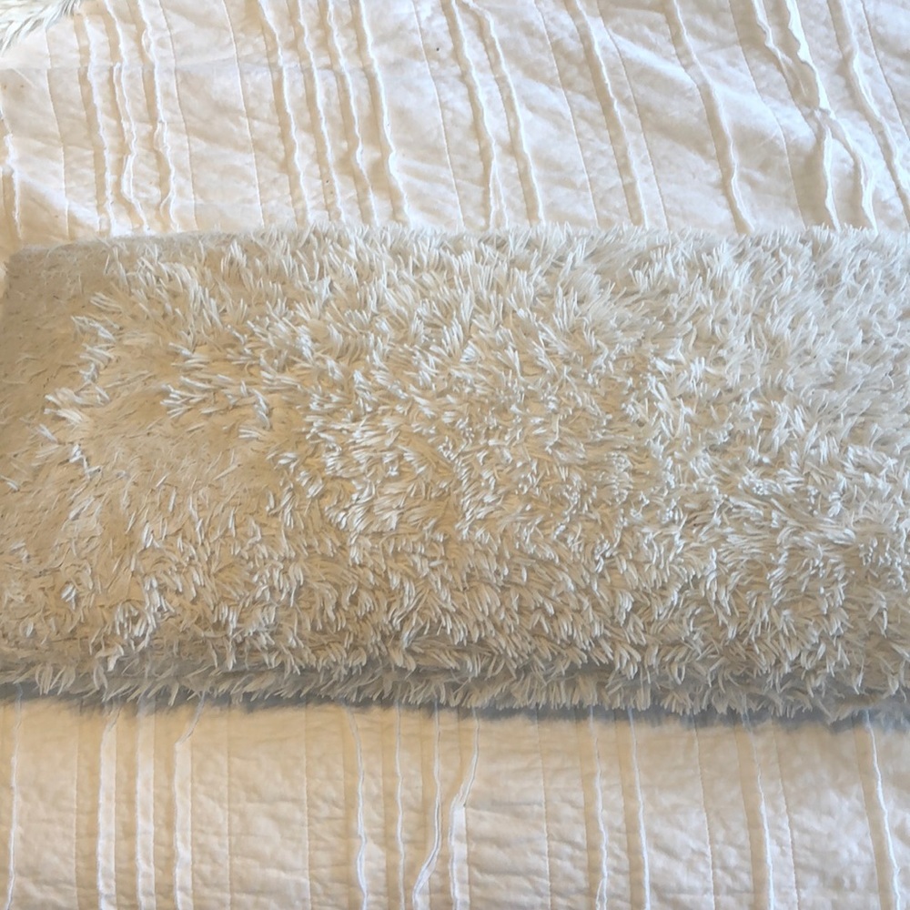 Long white body pillow